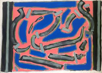 Betty Parsons, No Squares (1970). Oil on canvas. 91.4 x 127 cm. © The Betty Parsons Foundation.