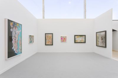 Works by Mohan Samant on view at Jhaveri Contemporary, Frieze New York (3–6 May 2018). Courtesy Frieze and Jhaveri Contemporary, Mumbai. Photo: Mark Blower.
