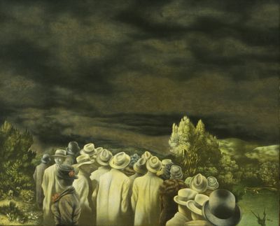 Richard Oelze, Expectation (1935–1936). Oil on canvas.