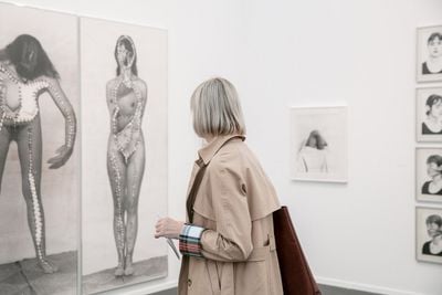 Works by Annegret Solta on view at Richard Saltoun, Frieze Masters, London (4–7 October 2018).