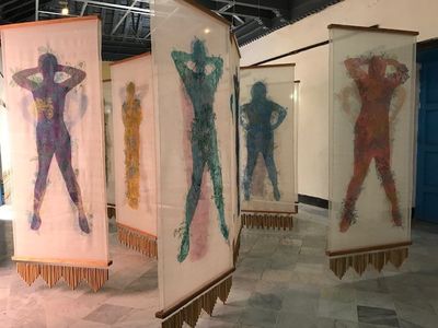 Geraldine Javier, Spinning Women (2018–2019). Exhibition view: 13th Havana Biennial, Casa de Asia (12 April–12 May 2019). Photo: Federica Bueti.