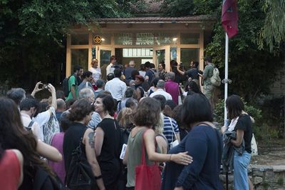 Opening of the Public Programs of documenta 14 at Parko Eleftherias. Photo: Stathis Mamalakis.