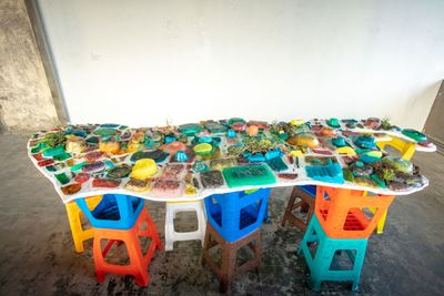 Tom Bogaert, Ant Farm Lagos (2019). Exhibition view: How to Build a Lagoon With Just A Bottle of Wine?, Lagos Biennial (26 October–23 November 2019). Courtesy Lagos Biennial.