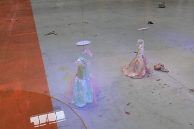 Fernando Palma Rodriguez, Tetzahuitl (2019). Exhibition view: Là où les eaux se mêlent, 15th Lyon Biennale, Fagor Factory, Lyon (18 September 2019–5 January 2020). Photo: Christopher Taylor.
