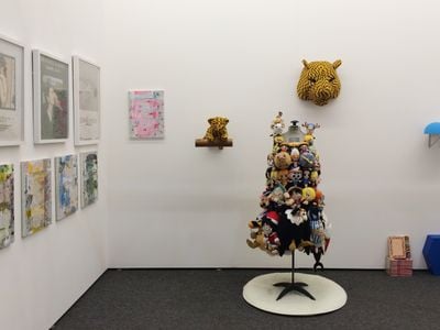 Exhibition view: eitoeiko, Material Art Fair, Frontón México, Mexico City (8–11 February2018).