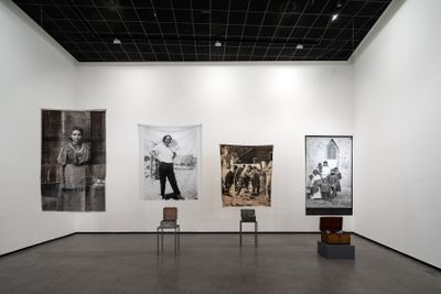 Yhonnie Scarce, 'Remember Royalty' (2018). Exhibition view: Lightness of Spirit is the Measure of Happiness, Australian Centre for Contemporary Art, Melbourne (7 July–16 September 2018). Courtesy the artist and This is No Fantasy + Dianne Tanzer Gallery, Melbourne. Photo: Andrew Curtis