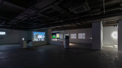 展览现场："自由联接：2020 OCAT × KADIST 青年媒体艺术家展览"，OCAT上海馆，上海（2020年5月16日至8月16日）。图片提供：OCAT上海馆。