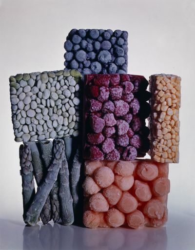 Irving Penn, Frozen Foods (New York, 1977). © The Irving Penn Foundation.