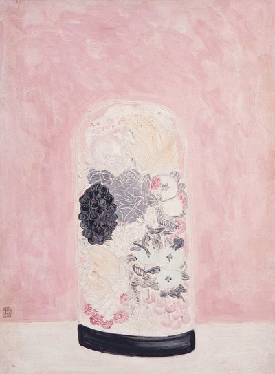 Sanyu, Marriage Bouquet (c. 1930s). Oil on canvas. 73 x 54 cm.