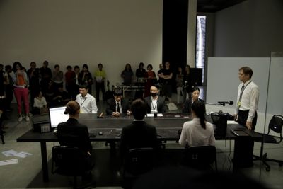 Against-Again Troupe and Snow Huang, Concert of Performance Review (2017). Performance. Exhibition view: Arena, Taipei Fine Arts Museum, Taipei (8 July–17 September 2017).