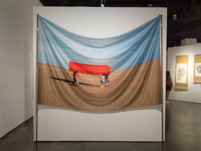 Zhang Hui, Zhuang Hui Solo Exhibition (2014) (Detail). Exhibition view: Starting from the Desert: Ecologies on the Edge, 2nd Yinchuan Biennale, MOCA Yinchuan (9 June–30 September 2018). Photo: Tessa Moldan.