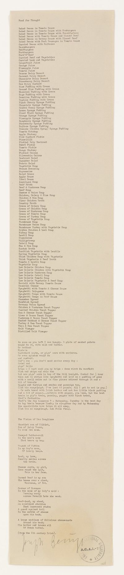 郑波，《生存手册 I（手抄1961年〈上海野生食用植物〉）》，2015。展览现场："被打断的饭局"，昊美术馆，上海（2020年8月8日至10月31日）。图片提供：昊美术馆。