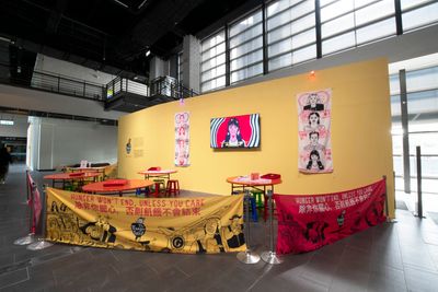 Bakudapan Food Study Group, The Hunger Tales (2021). Exhibition view: Phantasmapolis, the 8th Asian Art Biennial, National Taiwan Museum of Fine Arts, Taichung (30 October 2021–6 March 2022). Photo: National Taiwan Museum of Fine Arts.