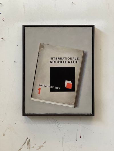 The cover of a book on the Bauhaus movement is painted by Liu Ye.