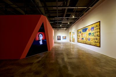 Works by Lynn Hershman Leeson and Sangho Lee on view in Minds Rising, Spirits Tuning, 13th Gwangju Biennale, Gwangju (1 April–9 May 2021).