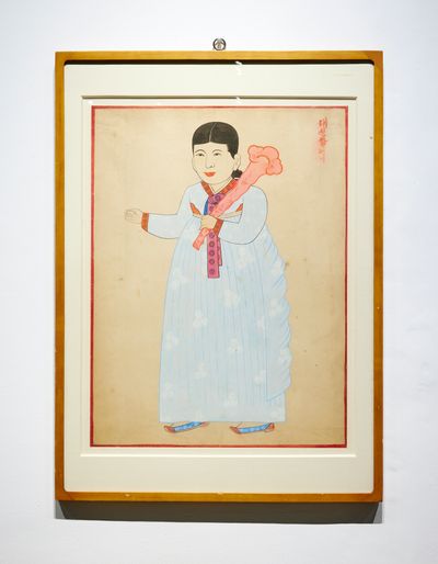 Great Spirit Grandmother (20th century). Collection of the Gahoe Minhwa Museum, Seoul. Exhibition view: Minds Rising, Spirits Tuning, 13th Gwangju Biennale, Gwangju (1 April–9 May 2021).