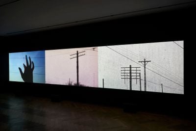 Liu Chuang, Bitcoin Mining and Field Recordings of Ethnic Minorities (2018). Exhibition view: Information (Today), Kunsthalle Basel, Basel (25 June–10 October 2021).
