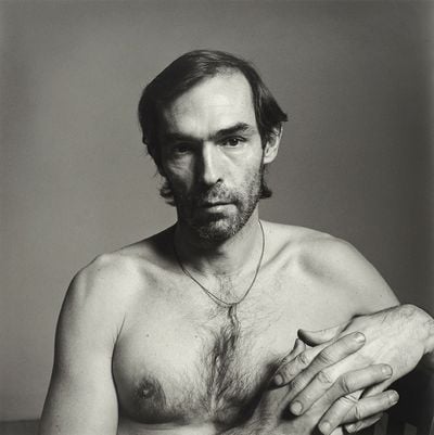 Peter Hujar, Self Portrait with String Around His Neck (1980). © 1987 The Peter Hujar Archive LLC.