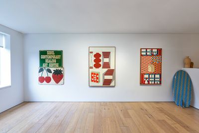 Exhibition view: Barry McGee, Everyday Sunrise, Perrotin, Seoul (5 August–8 September 2022).
