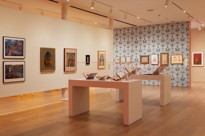 Exhibition view: The Clamor of Ornament: Exchange, Power, and Joy from the Fifteenth Century to the Present, The Drawing Center, New York (15 June–18 September 2022). Photo: Daniel Terna.