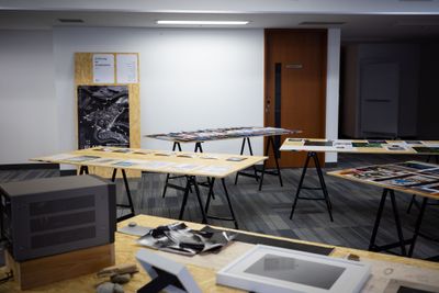 Tokyo Photographic Research artist research archive. Exhibition view: archiving as progressive vol.01, YAU Studio, Tokyo (24 November 2022–31 January 2023).