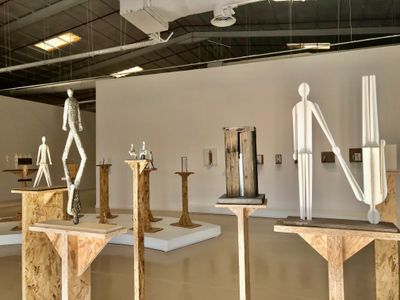 Wang Luyan, 'Corresponding Non-correspondence' series (2010–2019). Exhibition view: Feeling the Stones, Diriyah Biennale, Riyadh (11 December 2021–11 March 2022). Photo: the author.