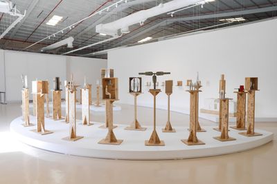 Wang Luyan, 'Corresponding Non-correspondence' series (2010–2019). Exhibition view: Feeling the Stones, Diriyah Biennale, Riyadh (11 December 2021–11 March 2022).