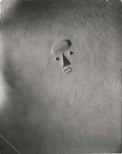 Isamu Noguchi, Sculpture To Be Seen From Mars (1947). Sand. Dimensions unknown.