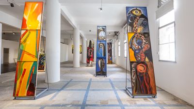 Exhibition view: El Hadji Sy, Now / Naaw, Selebe Yoon, Dakar (19 May–30 July 2022).