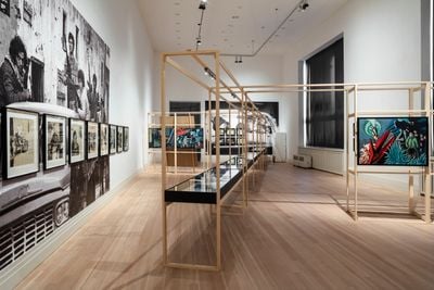 Exhibition view: 'The War', Beirut and the Golden Sixties: A Manifesto of Fragility, Gropius Bau, Berlin (25 March–12 June 2022). © Luca Girardini.