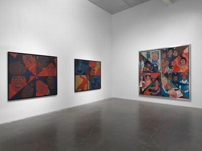 Exhibition view: Faith Ringgold: American People, New Museum, New York (17 February–5 June 2022).