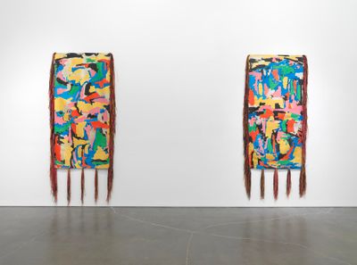 Faith Ringgold, 'Dah' series (1983). Exhibition view: American People, New Museum, New York (17 February–5 June 2022).