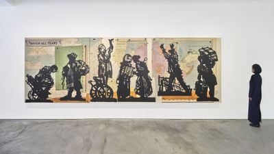Exhibition view: William Kentridge, Weigh All Tears, Hauser & Wirth, Hong Kong (17 March–29 May 2022).