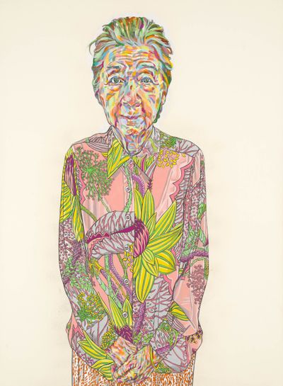Kristycharay, Mother (2020). Acrylic on canvas. 150 x 110 cm.