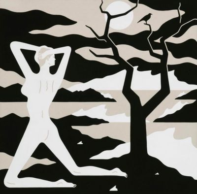 Cleon Peterson, Wasteland (2022). Acrylic on canvas. 76.2 x 76.2 cm.