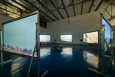 Ong Kian Peng, The Vicious Sea (2022). Exhibition view: Natasha, Singapore Biennale 2022 (16 October 2022–19 March 2023).