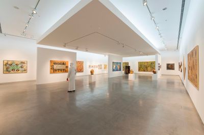 Exhibition view: Kamala Ibrahim Ishag, Women in Crystal Cubes, SAF Art Spaces, Sharjah (12 November 2016–14 January 2017).