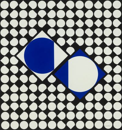 Symphony In Blue, Victor Vasarely