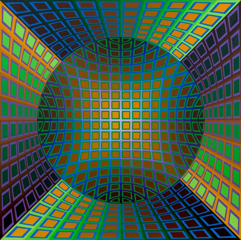 Victor Vasarely's Kaleidoscopic Abstractions | Ocula