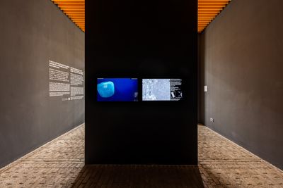 Exhibition view: INTERPRT, Müze Gazhane, 17th Istanbul Biennial (17 September–20 November 2022).