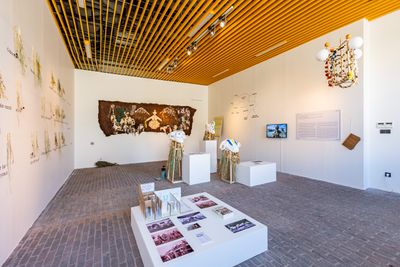 Exhibition view: INLAND and Boğatepe Köyü, Müze Gazhane, 17th Istanbul Biennial (17 September–20 November 2022).