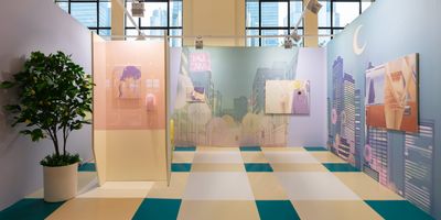 展览现场：刺点画廊（Blindspot Gallery），Art021上海廿一当代艺术博览会（2018年11月8日-11月11日）。图片提供：刺点画廊。