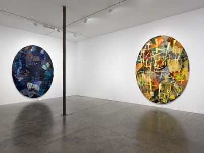 Exhibition view: Secundino Hernández, Problematic Corners, Victoria Miro, London (10 April–18 May 2024). © Secundino Hernández Studio.