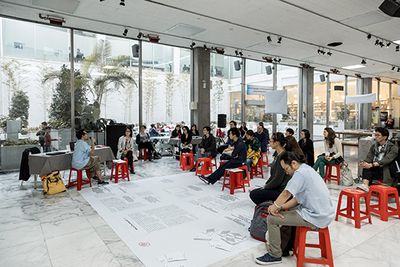 ruangrupa + Friends Marketplace discussion, at the Taipei Biennial 2016, 10-11 December, 2016.