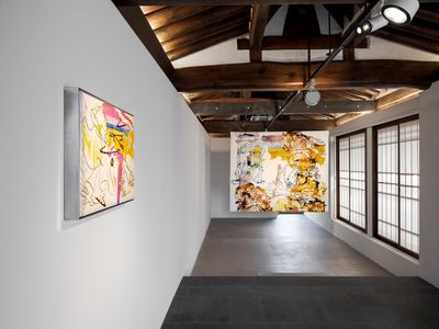 Exhibition view: Kyungah Ham, Phantom and A Map, Kukje Gallery K1, K3, Hanok (30 August–3 November 2024).