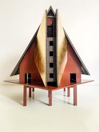 An Architecture of Belonging (Spaceship House) by Stephanie Comilang contemporary artwork sculpture