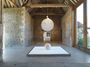 Contemporary art exhibition, Takesada Matsutani, drop in time at Hauser & Wirth, Somerset, United Kingdom