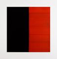 Untitled Lamp Black / Crimson Red by Callum Innes contemporary artwork 1