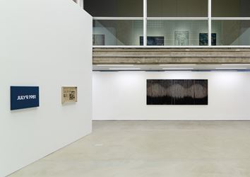 Exhibition view: Group exhibition, A Day’s Work selected by British artist Susan Morris, Raum Schroth in the Museum Wilhelm Morgner, Soest (27 January–13 April 2019). © The artists. Courtesy Bartha Contemporary Ltd, Sprüth Magers, and Galerie Nordenhake. 