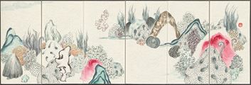 THEY Shanshui Small Screen No. 6 by Yuan Hui-Li contemporary artwork 1